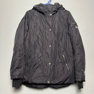 Obermeyer Payge Thermore Ski Jacket Black Hooded Insulated Winter Women’s Size 8